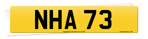 Registration number NHA 73
